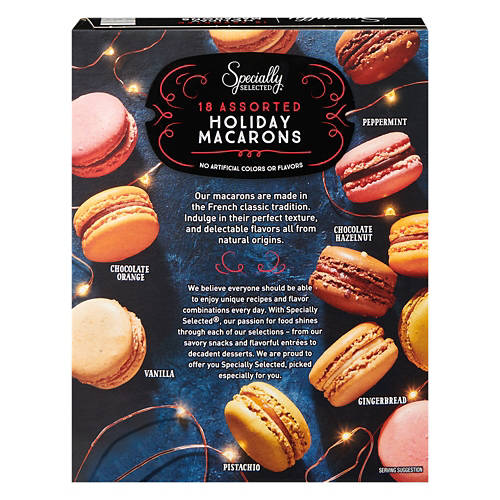 Specially Selected Holiday Assorted Macarons, 18 count